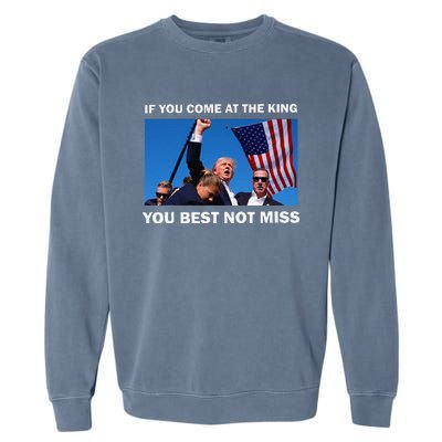 Trump Best Not Miss Garment-Dyed Sweatshirt