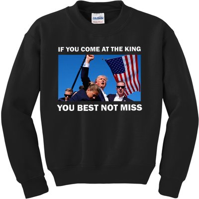 Trump Best Not Miss Kids Sweatshirt