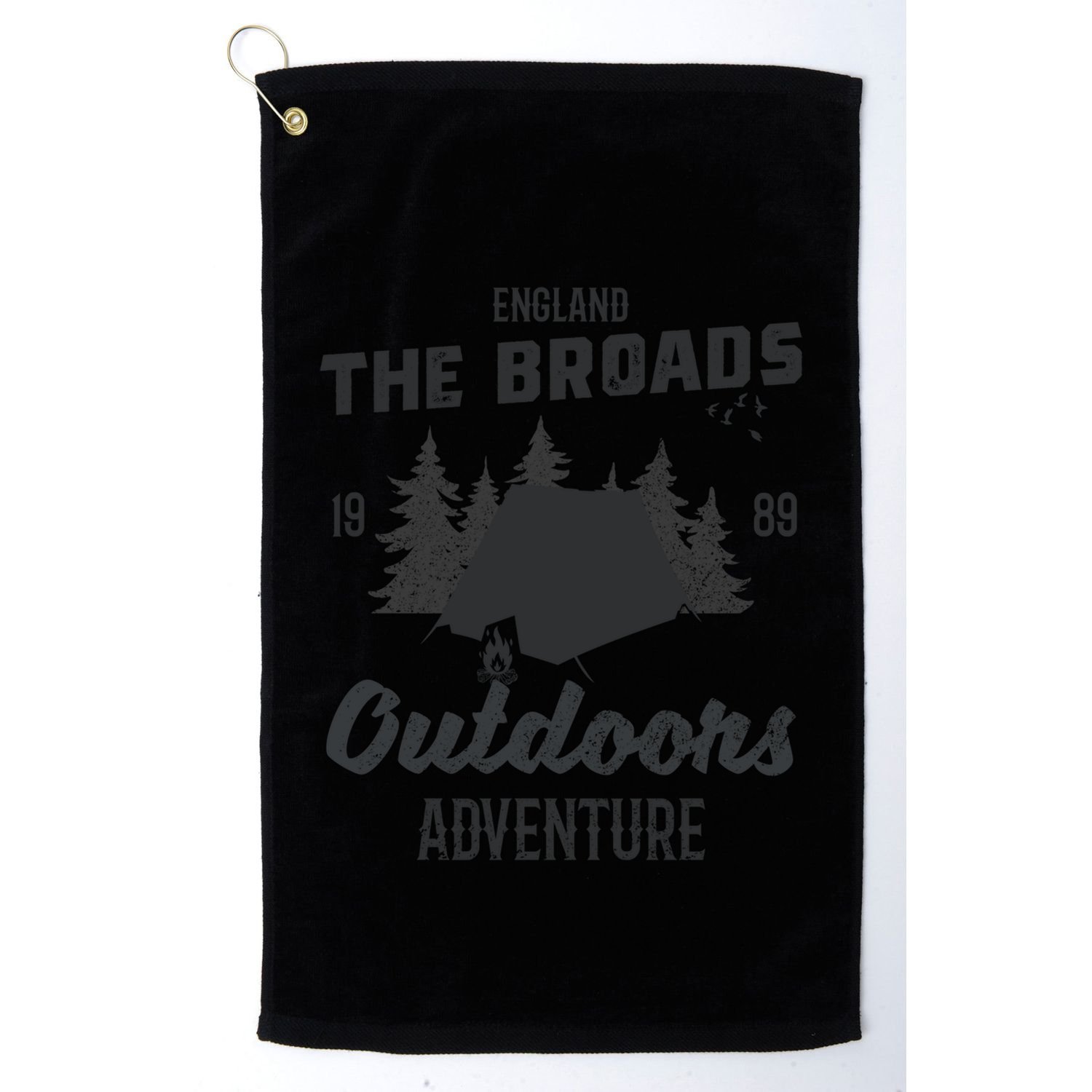 The Broads National Park 1989 Uk Parks Adventure Oiutdoors Gift Golf Towel
