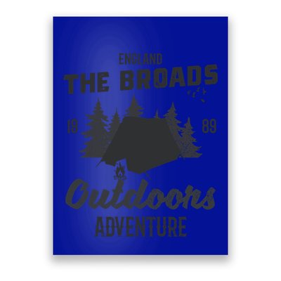 The Broads National Park 1989 Uk Parks Adventure Oiutdoors Gift Poster