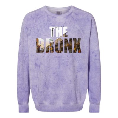 The Bronx New York Nyc Colorblast Crewneck Sweatshirt