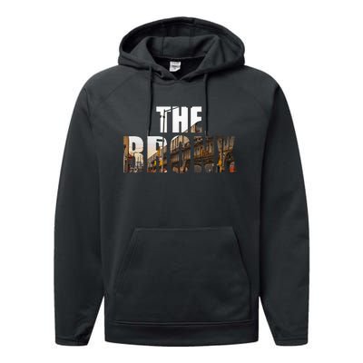 The Bronx New York Nyc Performance Fleece Hoodie