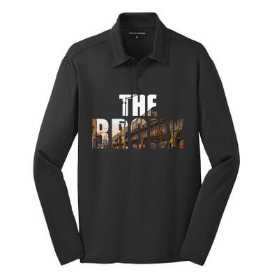 The Bronx New York Nyc Silk Touch Performance Long Sleeve Polo