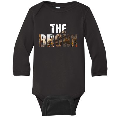 The Bronx New York Nyc Baby Long Sleeve Bodysuit