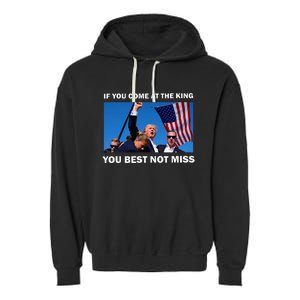 Trump Best Not Miss Garment-Dyed Fleece Hoodie