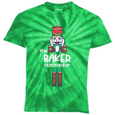 The Baker Nutcracker Family Matching Christmas Pajama Kids Tie-Dye T-Shirt