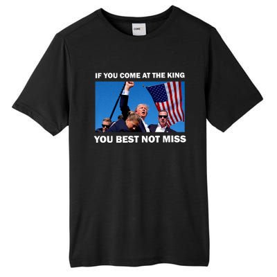 Trump Best Not Miss 2024 Tall Fusion ChromaSoft Performance T-Shirt