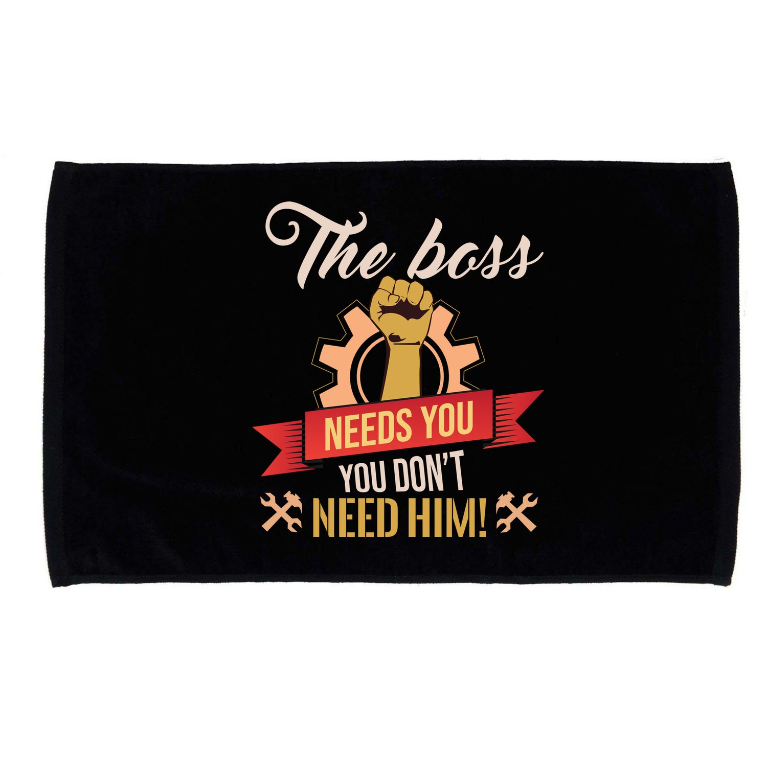 The Boss Needs You Microfiber Hand Towel
