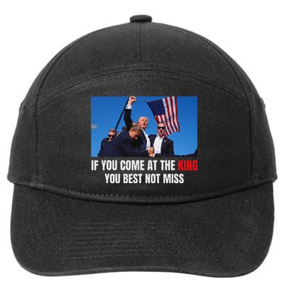 Trump Best Not Miss 2024 Election Design 7-Panel Snapback Hat