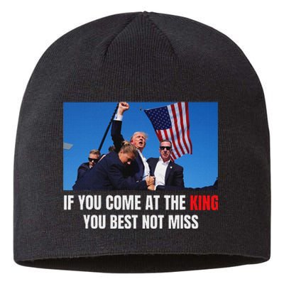 Trump Best Not Miss 2024 Election Design Sustainable Beanie