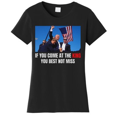 Trump Best Not Miss 2024 Election Design Women's T-Shirt