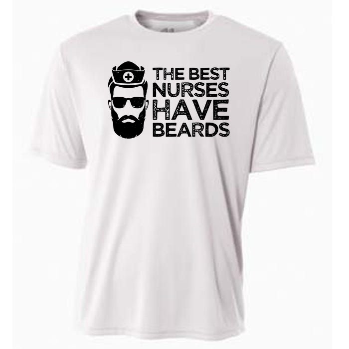 The Best Nurses Have Beards Funny Nurse Cooling Performance Crew T-Shirt