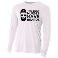 The Best Nurses Have Beards Funny Nurse Cooling Performance Long Sleeve Crew