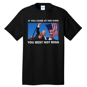 Trump Best Not Miss Bold Design Tall T-Shirt