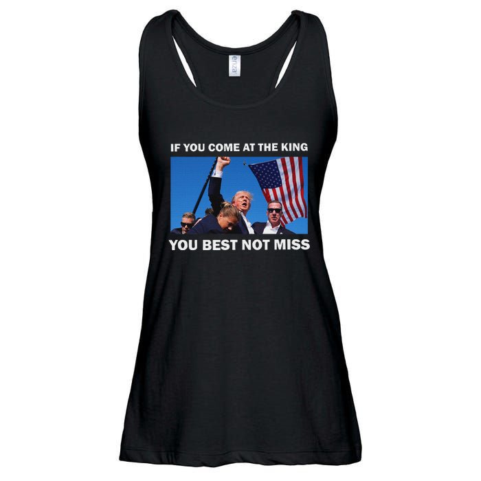 Trump Best Not Miss Bold Design Ladies Essential Flowy Tank