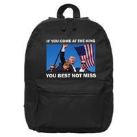Trump Best Not Miss Bold Design 16 in Basic Backpack