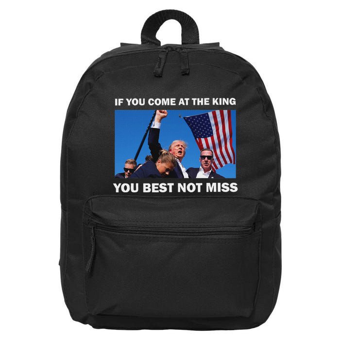 Trump Best Not Miss Bold Design 16 in Basic Backpack