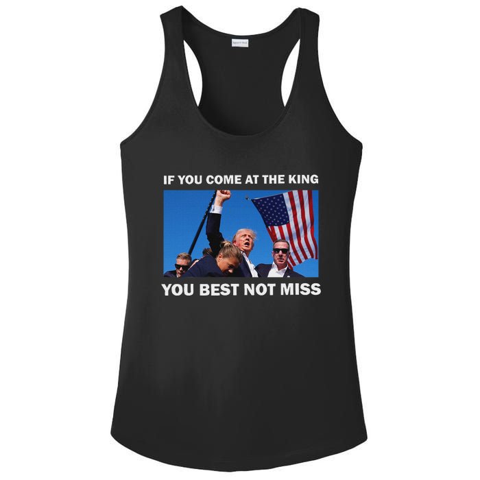 Trump Best Not Miss Bold Design Ladies PosiCharge Competitor Racerback Tank