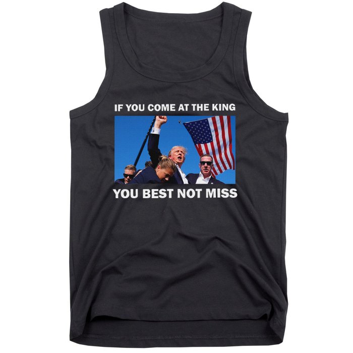 Trump Best Not Miss Bold Design Tank Top