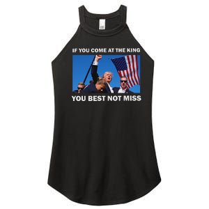 Trump Best Not Miss Bold Design Women's Perfect Tri Rocker Tank