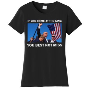 Trump Best Not Miss Bold Design Women's T-Shirt