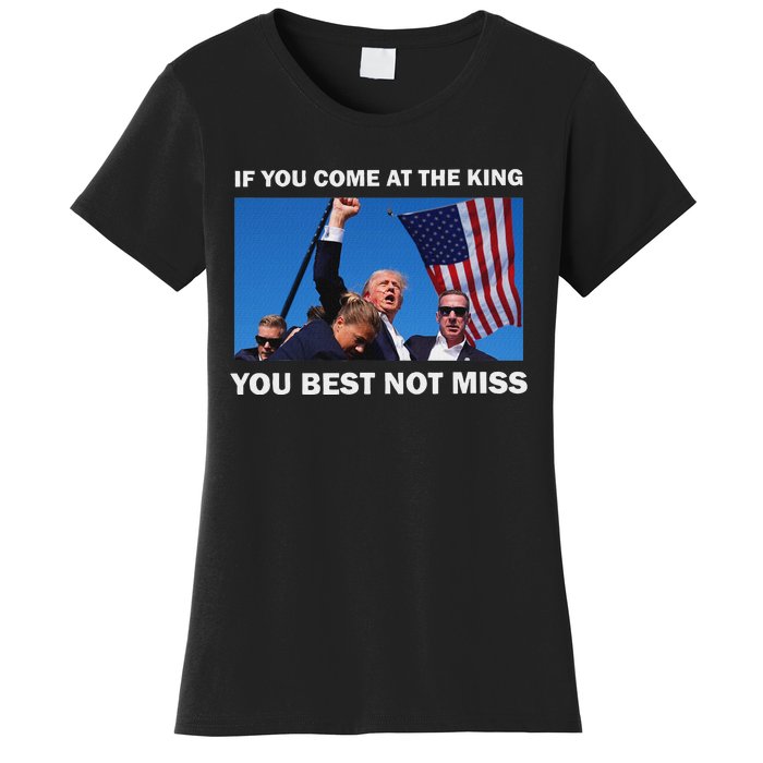 Trump Best Not Miss Bold Design Women's T-Shirt