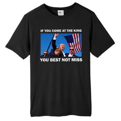 Trump Best Not Miss Tank Top Tall Fusion ChromaSoft Performance T-Shirt