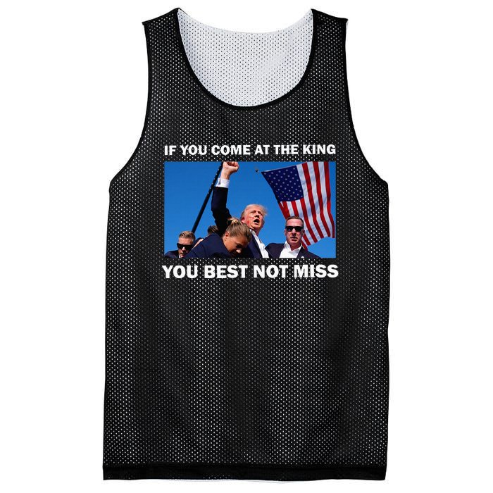 Trump Best Not Miss Tank Top Mesh Reversible Basketball Jersey Tank