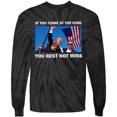 Trump Best Not Miss Tank Top Tie-Dye Long Sleeve Shirt