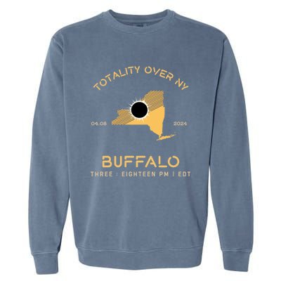 Totality Buffalo New York 4.08.24 Garment-Dyed Sweatshirt