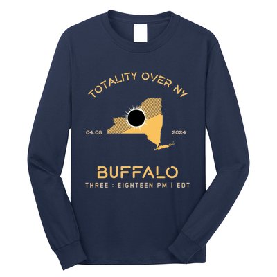 Totality Buffalo New York 4.08.24 Long Sleeve Shirt