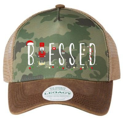 Trendy Blessed Nutcracker Legacy Tie Dye Trucker Hat