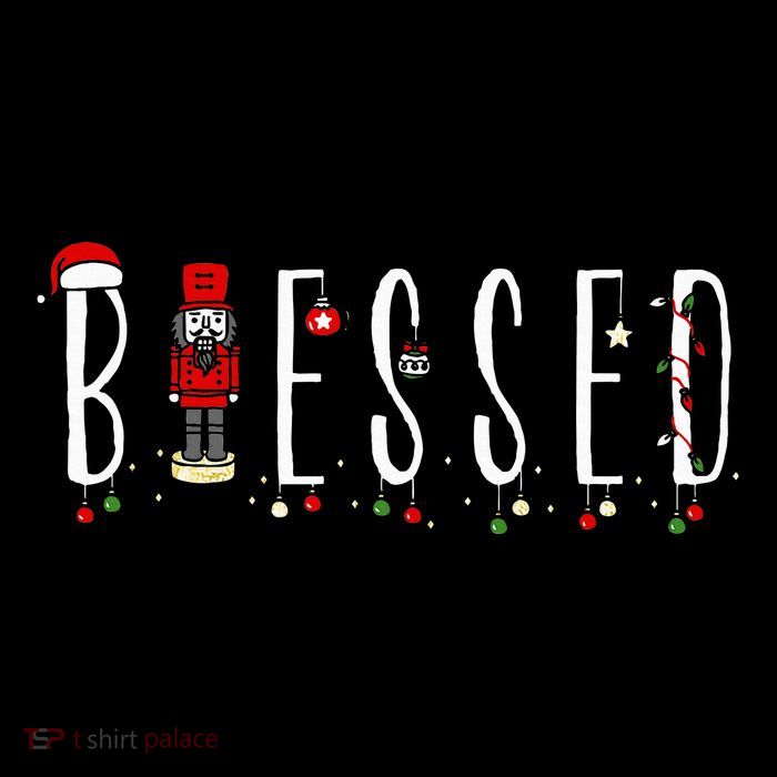 Trendy Blessed Nutcracker Button