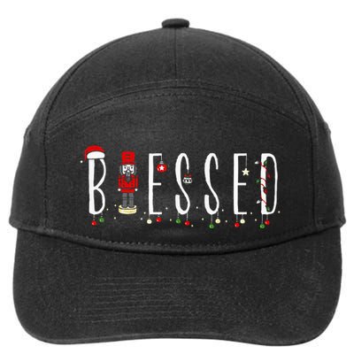 Trendy Blessed Nutcracker 7-Panel Snapback Hat