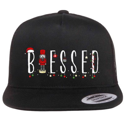 Trendy Blessed Nutcracker Flatbill Hat