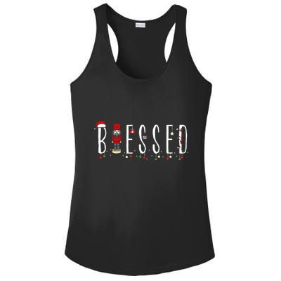 Trendy Blessed Nutcracker Ladies PosiCharge Competitor Racerback Tank