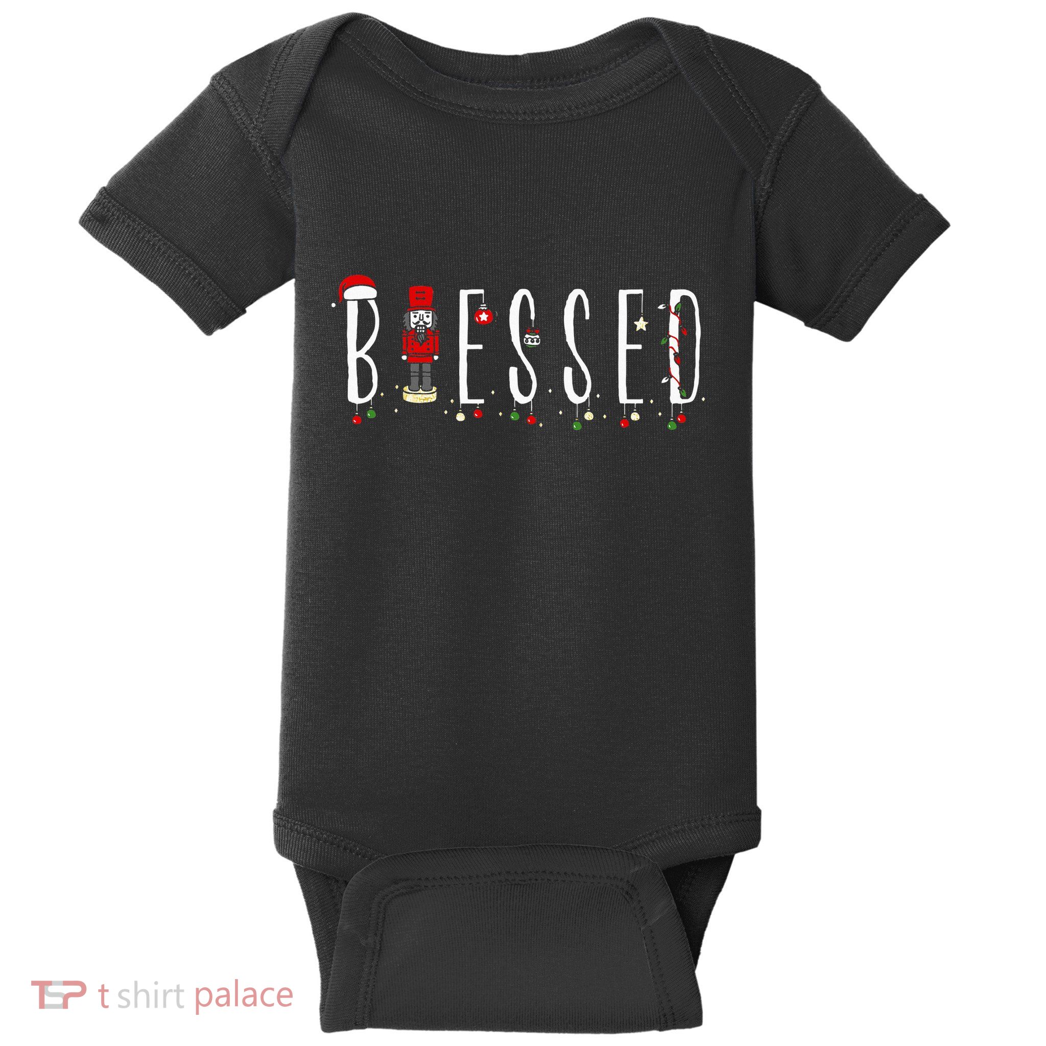 Trendy Blessed Nutcracker Baby Bodysuit