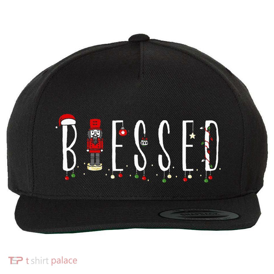 Trendy Blessed Nutcracker Wool Snapback Cap