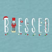 Trendy Blessed Nutcracker Sueded Cloud Jersey T-Shirt
