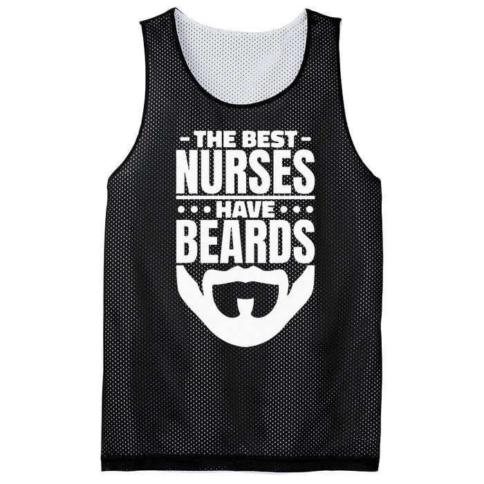 The Best Nurses Have Beards Nursing Student And Nurse Men Mesh Reversible Basketball Jersey Tank