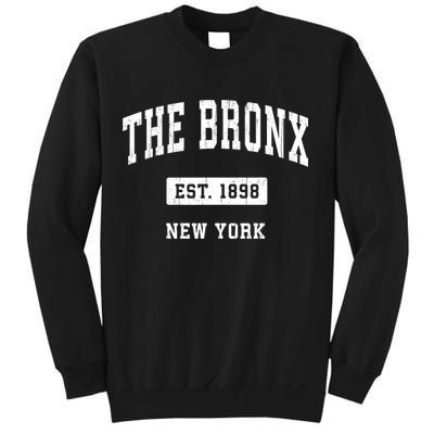 The Bronx New York Ny Vintage Established Sports Sweatshirt