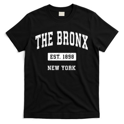 The Bronx New York Ny Vintage Established Sports T-Shirt
