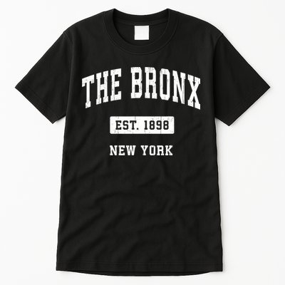 The Bronx New York Ny Vintage Established Sports Tall T-Shirt