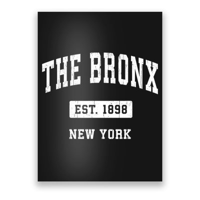 The Bronx New York Ny Vintage Established Sports Poster