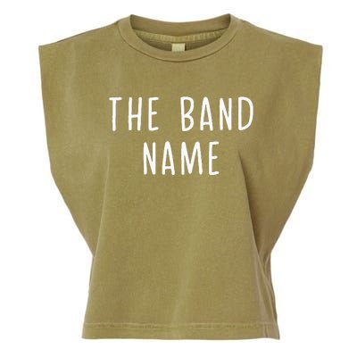 The B.A.N.D Name Garment-Dyed Women's Muscle Tee