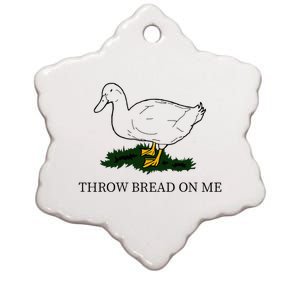 Throw Bread On Me Ceramic Star Ornament