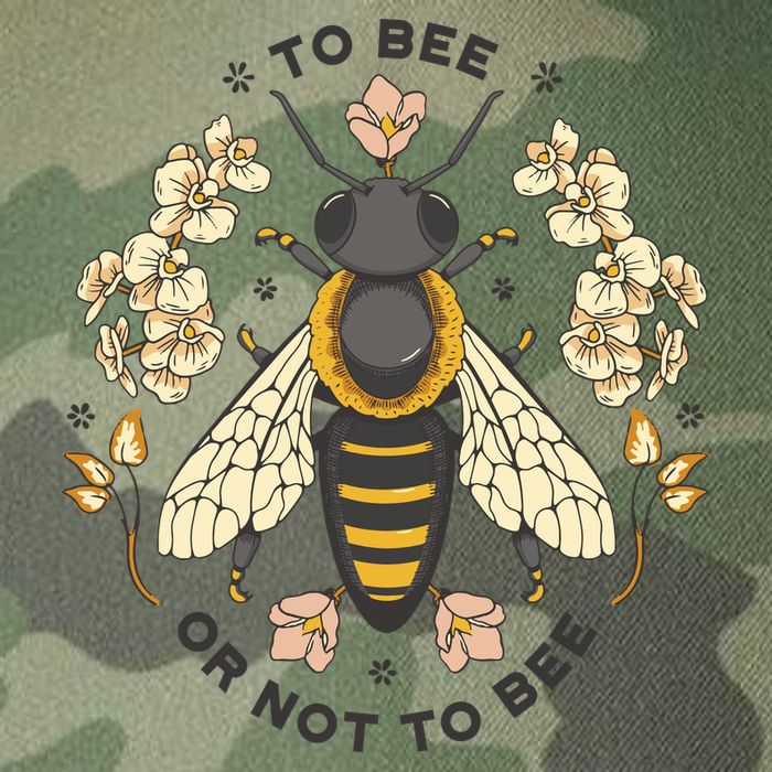 To Bee Or Not To Bee Bumblebee Spring Legacy Tie Dye Trucker Hat