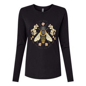 To Bee Or Not To Bee Bumblebee Spring Womens Cotton Relaxed Long Sleeve T-Shirt