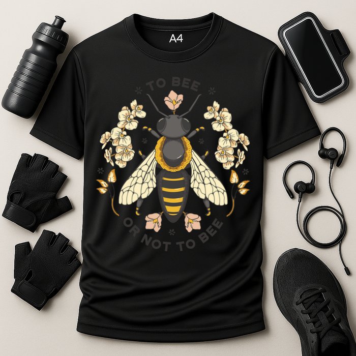 To Bee Or Not To Bee Bumblebee Spring Performance Shirt