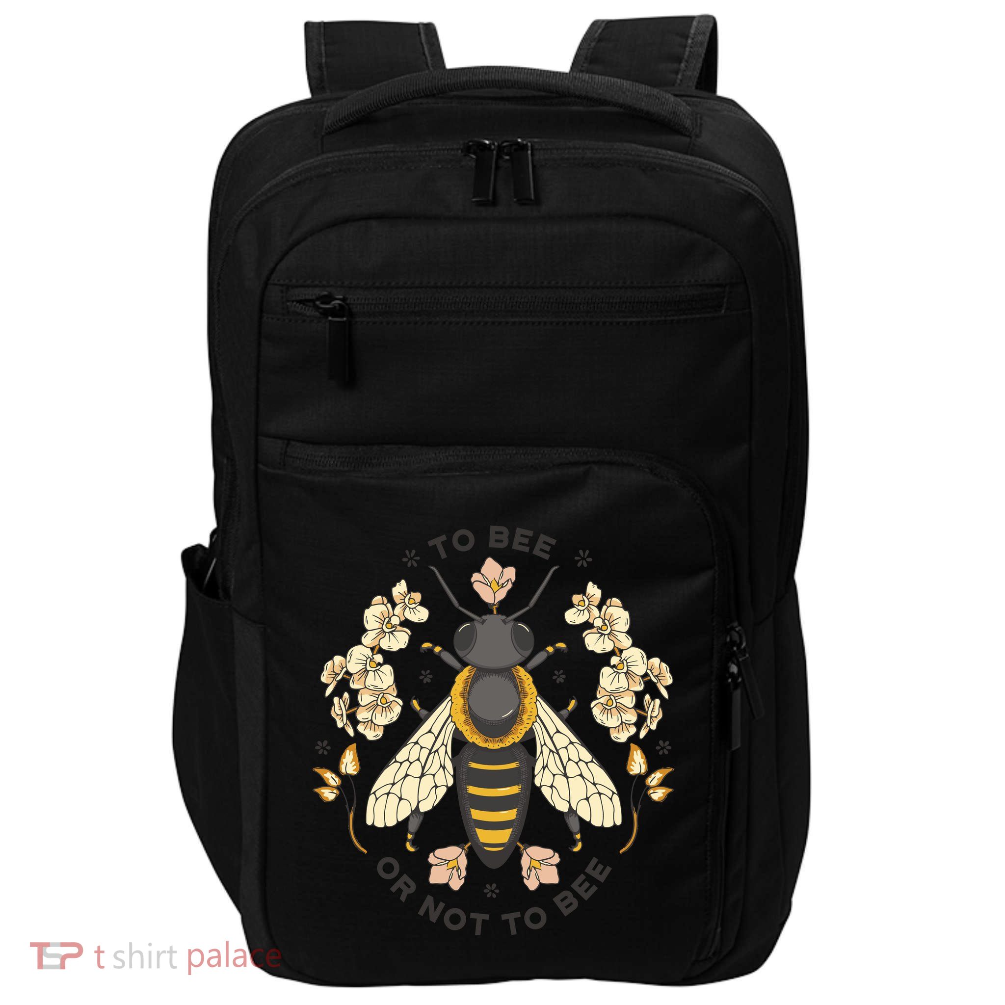 To Bee Or Not To Bee Bumblebee Spring Impact Tech Backpack